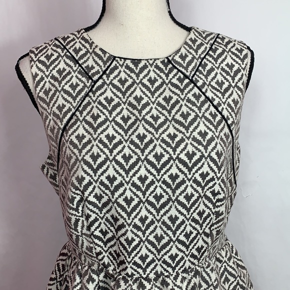 Anthropologie Under Skies sleeveless dress gathered at waist fully lined - Picture 3 of 8
